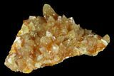 Amber-Yellow Calcite Crystal Cluster - Highly Fluorescent! #177292-2